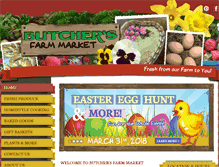 Tablet Screenshot of butchersfarmmarket.com